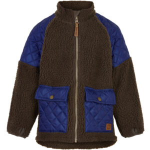 Recycled teddyfleecejakke (10 år/140 cm) - Mikk-line