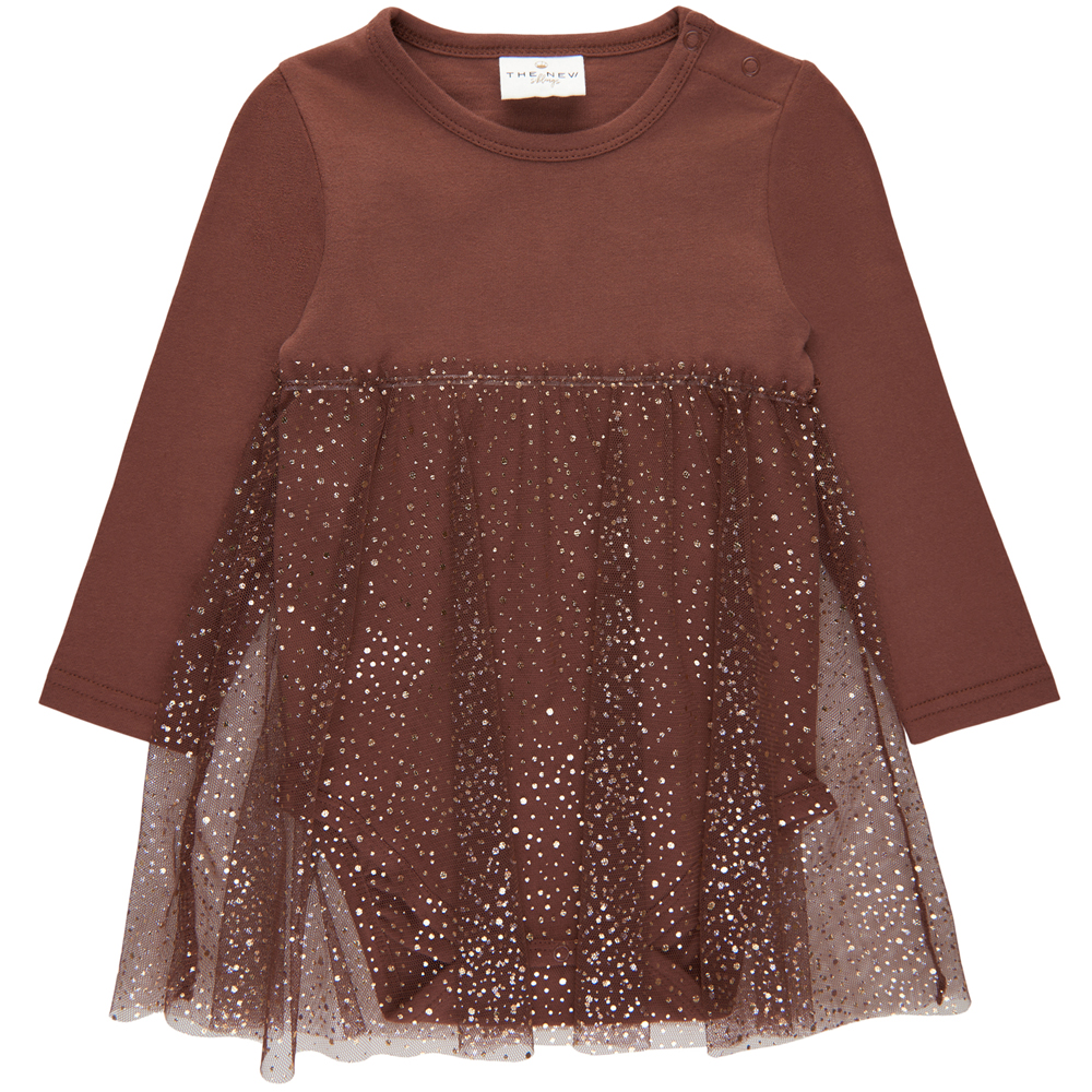 645c8f413bb92TNS1825_-_TNSHADIA_DRESS_-_Rose_Brown_-_Main Hadia kjole (2 år/92 cm) - The New Siblings