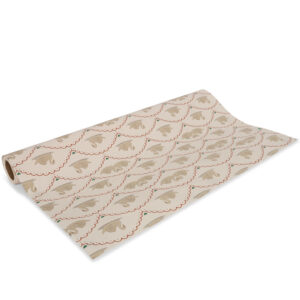 Swan gavepapir, 10 m. (One size) - Konges Sløjd