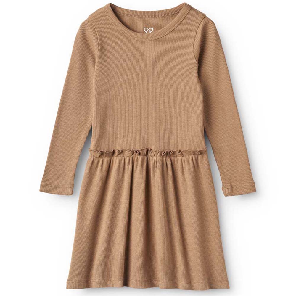 64c78193cfe572086_Tigers_Eye_1 Modena kjole - modal rib (2 år/92 cm) - House of Kids