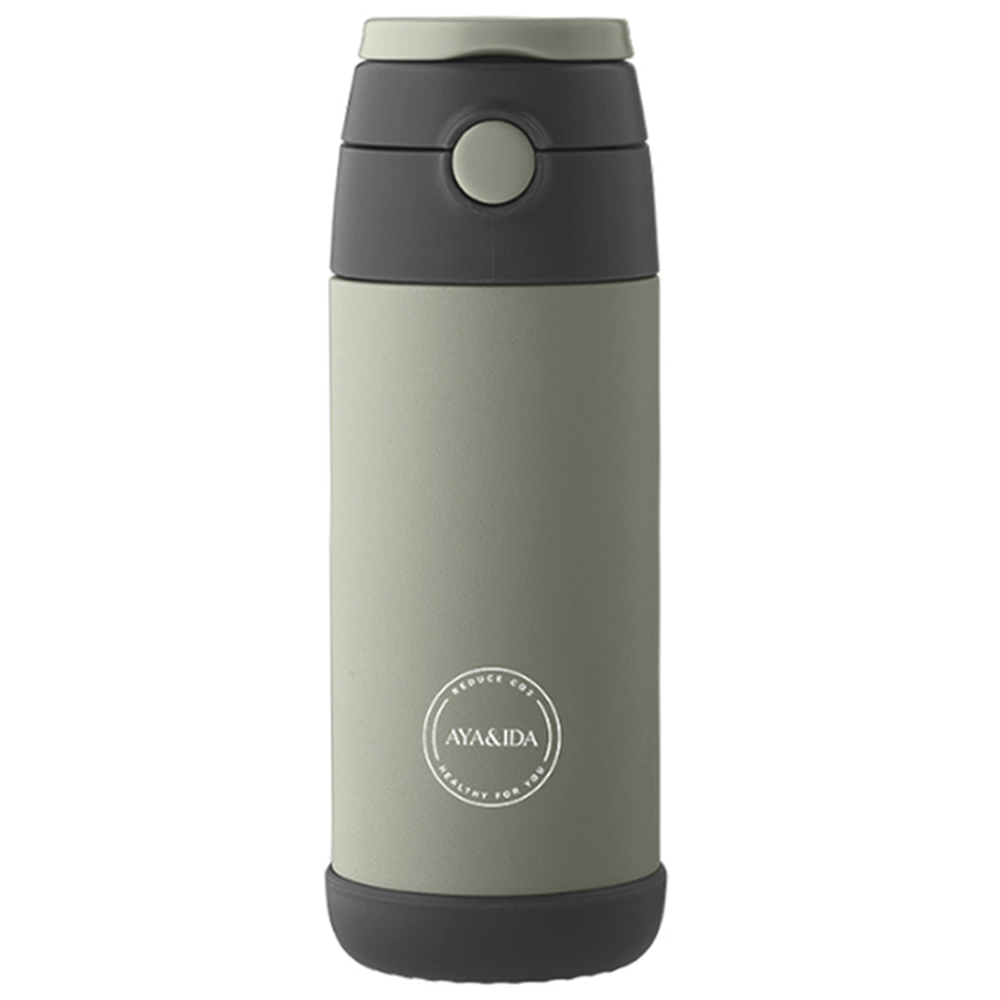 64dc811cbea35Kids_Straw_Bottle_Tropical_Green_copy Drikkedunk med sugerør, 350 ml. (One size) - AYA&IDA