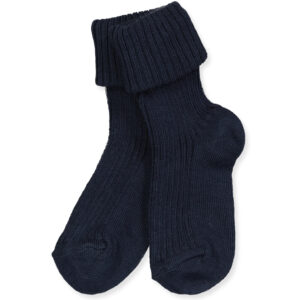 Navy rib babystrømper (15-16) - Mp Denmark