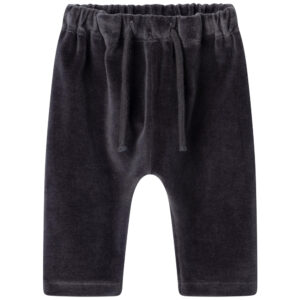 Organic Frimia velour sweatpants (1 mdr/56 cm) - Lil' Atelier