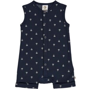 Organic Sailboat sommerdragt (12 mdr/80 cm) - Müsli by Green Cotton