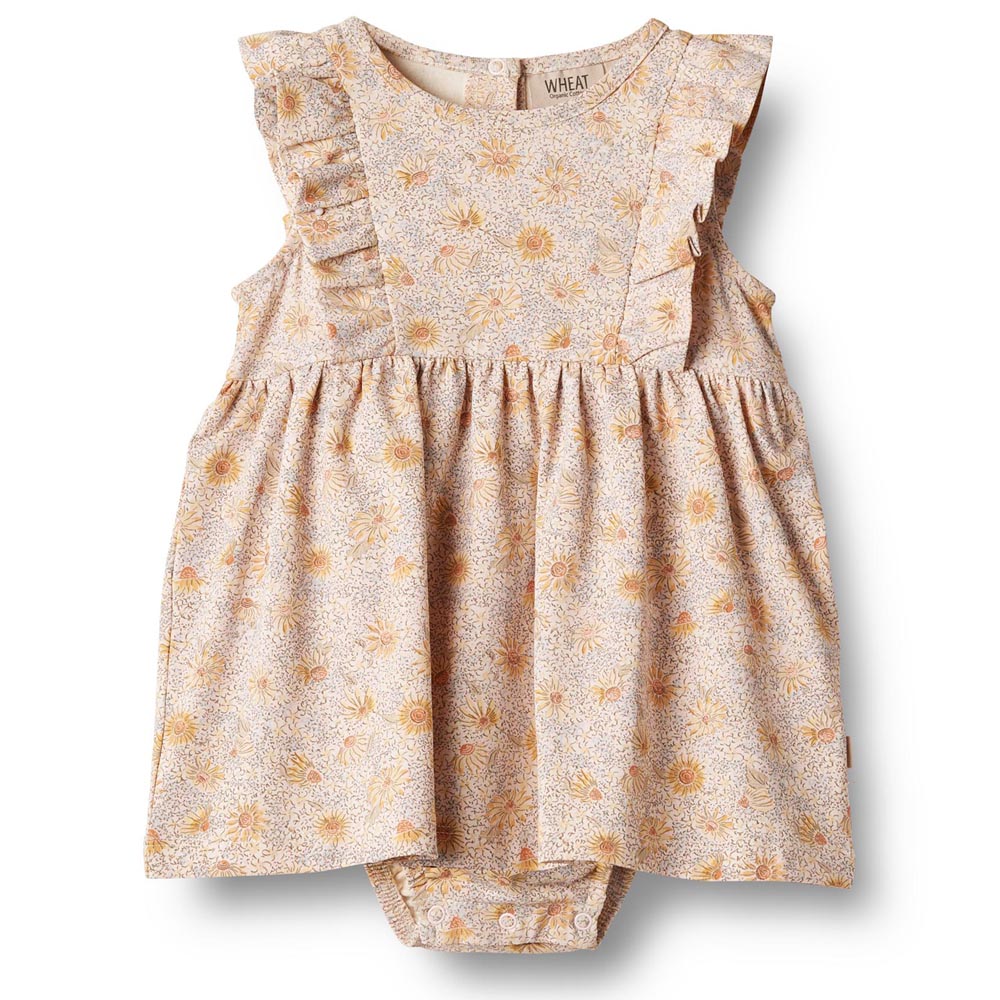 Organic Vianna bodykjole (2 år/92 cm) - Wheat