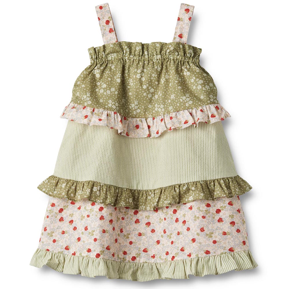 Organic Leah kjole (3 år/98 cm) - Wheat