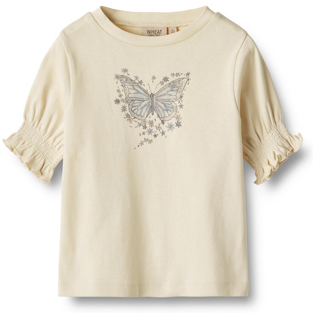 Organic Norma t-shirt (3 år/98 cm) - Wheat