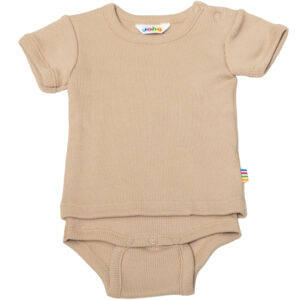 Organic rib body t-shirt (70 cm) - Joha