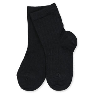 Sorte rib strømper (22-24) - Mp Denmark