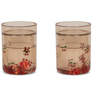 Cherry 2-pak glitter kop (One size) - Konges Sløjd