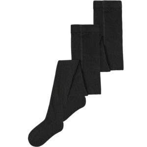 2-pak rib strømpebukser (134-140 cm) - Name it