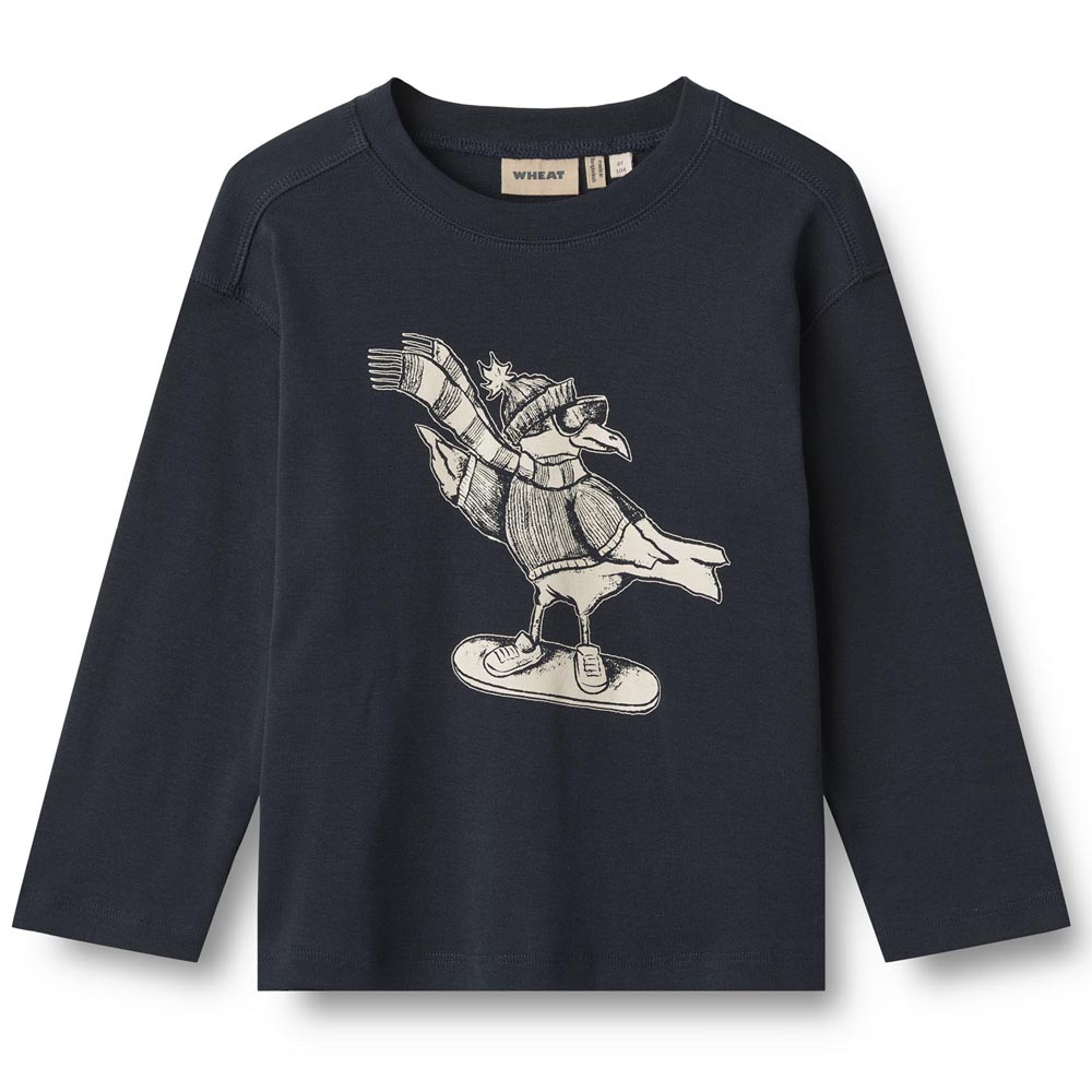 Organic Holger bluse (5 år/110 cm) - Wheat