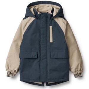 Recycled Mekkel vinterjakke (3 år/98 cm) - Wheat