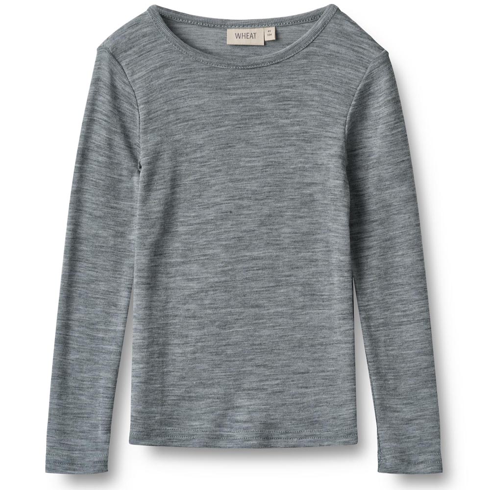 Alfie Merinould bluse (2 år/92 cm) - Wheat