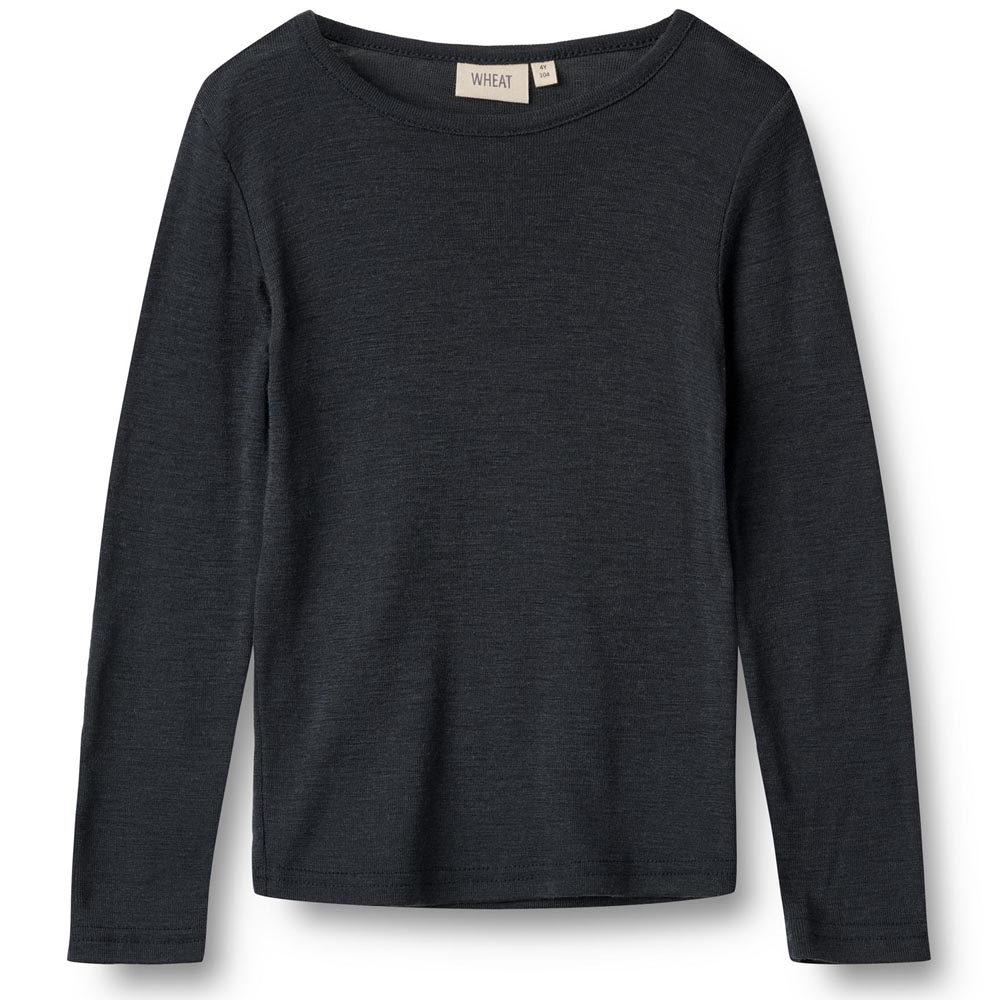 Alfie Merinould bluse (2 år/92 cm) - Wheat