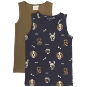 Organic 2-pak undertrøjer (3 år/98 cm) - Minymo