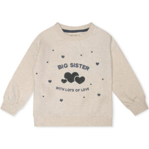 Organic big sister sweatshirt (3 år/98 cm) - That´s Mine