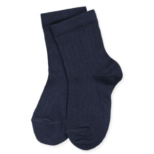 Navy rib strømper (19-21) - Mp Denmark