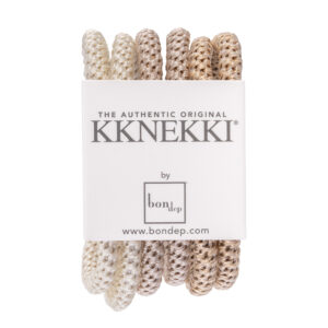 Kknekki 6-pak hårelastikker (One size) - Bon Dep