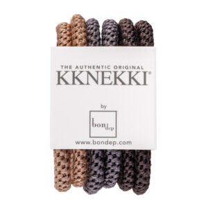 Kknekki 6-pak hårelastikker (One size) - Bon Dep