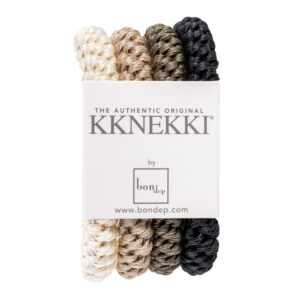 Kknekki 4-pak hårelastikker (One size) - Bon Dep