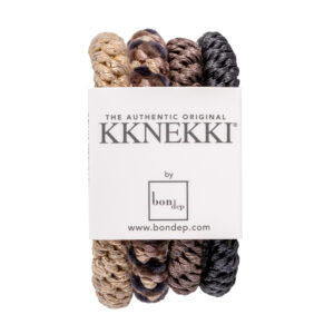 Kknekki 4-pak hårelastikker (One size) - Bon Dep