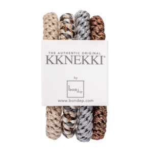 Kknekki 4-pak hårelastikker (One size) - Bon Dep