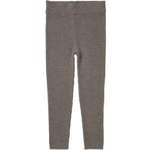 Stribet merinould leggings (110) - Fub