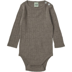 Pointelle merinould body (12 mdr/80 cm) - Fub