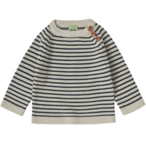 Stribet merinould striktrøje (18 mdr/86 cm) - Fub