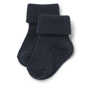 Ziggy uld babystrømper (19-21) - Wheat