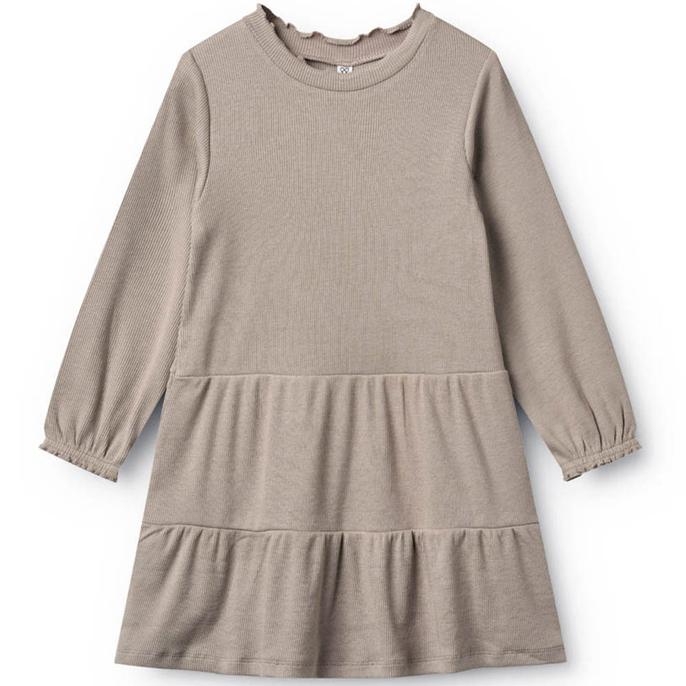 66e95e183d4a8205-2024_Modena_Purple_Beige_Mel Modena kjole - modal rib (2 år/92 cm) - House of Kids