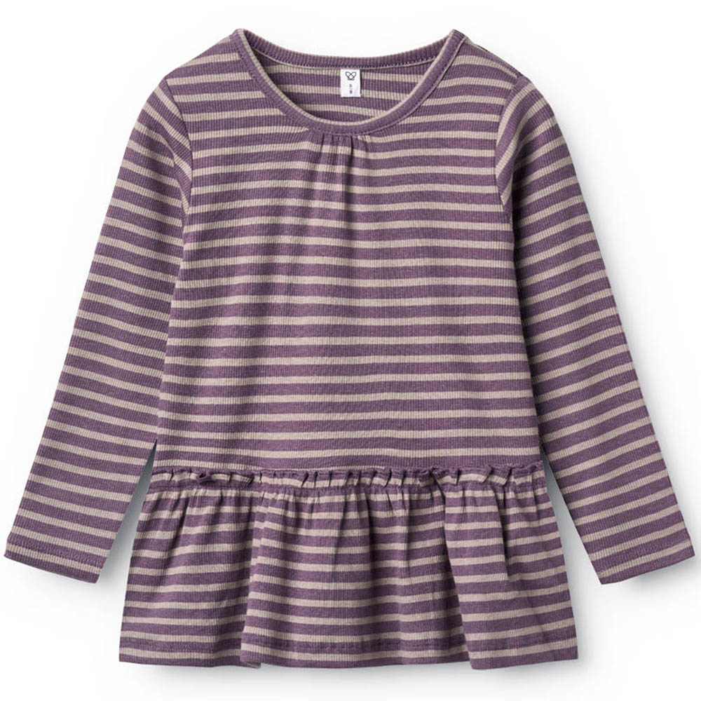 66e962f4c9760203-2024_Lucca_Purple_Beige_Stripe Lucca bluse - modal rib (18 mdr/86 cm) - House of Kids