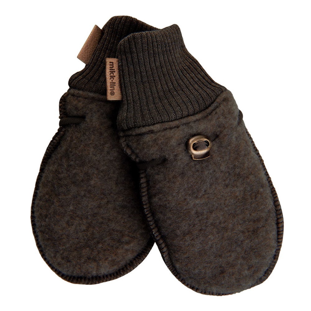 66ea6dfe04deb9315NOOS_1_-_Dark_Brown_Melange_-_Extra_1 Merinould fleecevanter (50-56 cm) - Mikk-line