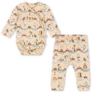 Organic jersey sæt (3 mdr/62 cm) - Konges Sløjd