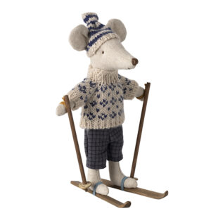 Vintermus med ski, far (One size) - Maileg