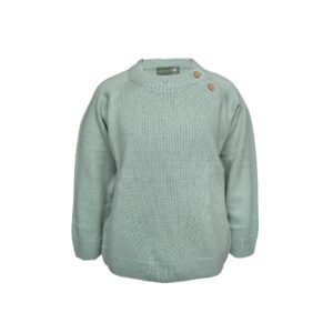 Bertil bluse, merino uld - sage / 98 - Hanevild