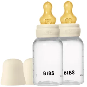 Bibs Sutteflaske - 2-pak - 150 ml - Naturgummi - Ivory - Bibs