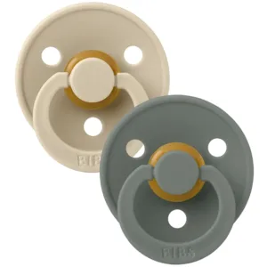 Bibs Sutter Colour Runde 2-pak Vanilla/Pine - Bibs