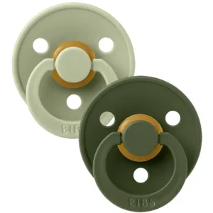 Bibs sutter - Str. 2 - Colour - 2-pak - Sage/Hunter Green - Bibs