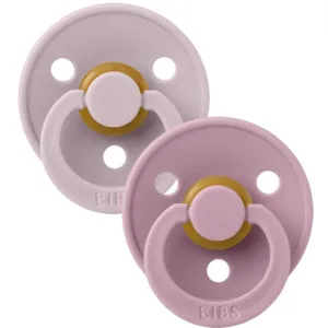 Bibs Sutter Colour runde sutter 2-pak Dusky Lilac & Heather - Bibs