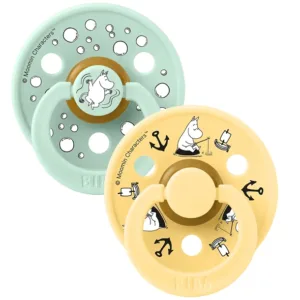 Bibs Sutter - str. 2 - Moomin - Sailing - 2-pak - Nordic Mint mix - Bibs