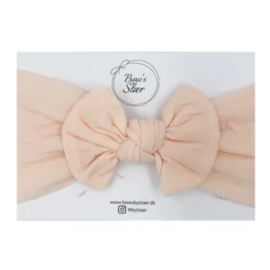 Bow's By Stær Hårbånd m. sløjfe - Astrid - Pastel Rosa - Bow's by Stær