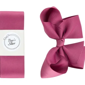 Bow's By Stær dåbsbånd med sløjfe Victorian Rose - Bow's by Stær