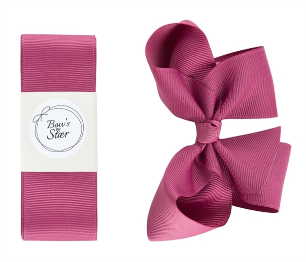 Bows-By-Staer-daabsbaand-med-sloejfe-Victorian-Rose Bow's By Stær dåbsbånd med sløjfe Victorian Rose - Bow's by Stær