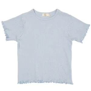 Copenhagen Colors T-shirt - Summer Pointelle - Dusty Blue - Copenhagen Colors