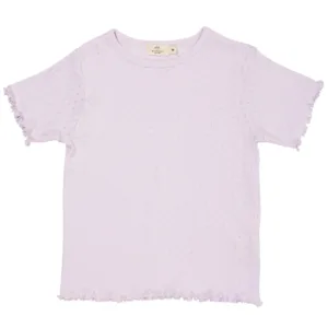 Copenhagen Colors T-shirt - Summer Pointelle - Lavender - Copenhagen Colors