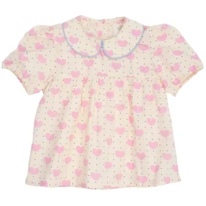 Copenhagen Colors bluse - Heart & Dots - Copenhagen Colors