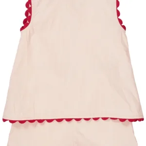 Copenhagen Colors sæt - bluse & shorts - Dusty Rose Comb. - Copenhagen Colors