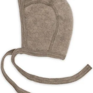 Engel Hue - Uld - Baby Bonnet Walnut Melange - Engel